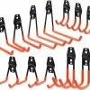 Korting 💯 JAP Ophanghaken - Extra Stevig - Inclusief Schroeven - Fiets, Ladder, (tuin) Gereedschap Etc. - Set Van 12 Muurhaken - Oranje 🔔
