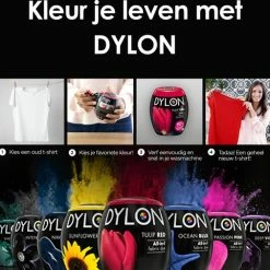 Uitgang ⭐ DYLON Wasmachine Textielverf Pods - Paradise Blue - 350g 💯 -Dyson-winkel 550x506 7