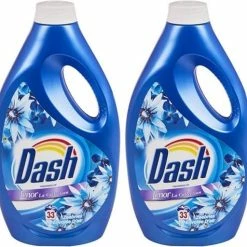 Nieuw 🥰 Dash Wasmiddel Lenor La Collection Zeebries 66 Wasbeurten - 2 X 1,815 L ⭐