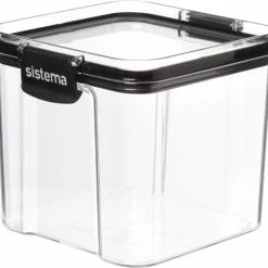 Uitgang 🌟 Sistema Luchtdichte Voorraadbussen (1.3 Liter) - Zwart - Stapelbaar, Met Deksel, Luchtdicht ⌛ -Dyson-winkel 550x516 8