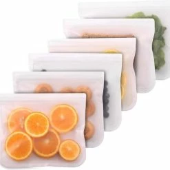 Goedkoopste 🎉 Comfort & Gemak Herbruikbare Vershoudzakken Voor Diepvries, Koelkast En Vriezer – Set Van 2 Stuks - Formaat GROOT - 1000 ML Per Stuk - 19 X 22 Cm - Luchtdicht, Lekvrij En Extra Sterk - Bewaarzakjes / Boterhamzakje - BPA Vrij 💯