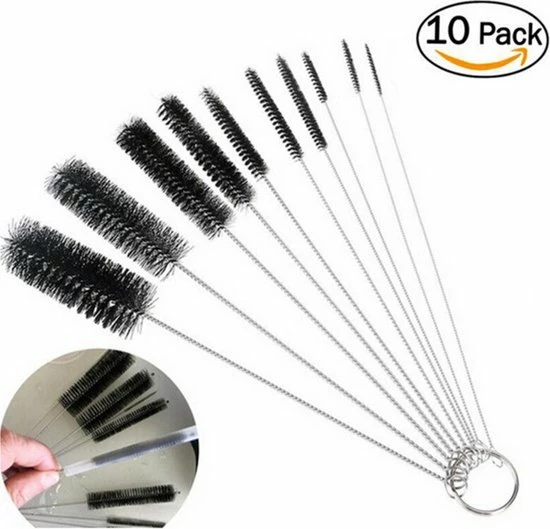 Gloednieuw 🌟 *** Schoonmaak Borstel/Rager Set 10 Stuks - Schoonmaak Ragertjes - Borstels Herbruikbare Rietjes - Van Heble®*** 👍 1 Gloednieuw 🌟 *** Schoonmaak Borstel/Rager Set 10 Stuks - Schoonmaak Ragertjes - Borstels Herbruikbare Rietjes - Van Heble®*** 👍