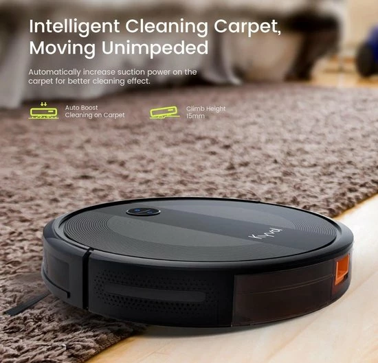 Beste Verkoop 😉 Robotstofzuiger Cybovac E20 - Zwart - 2000 Pa Sterke Zuigkracht - 150 Min Looptijd - Stil - Superdun - Wifi Verbonden - App - Werkt Met Alexa - Automatisch Opladen - Huisdierenhaar - Harde Vloeren - Tapijten - Gift - Cadeau -Kyvol 😀 2 Beste Verkoop 😉 Robotstofzuiger Cybovac E20 - Zwart - 2000 Pa Sterke Zuigkracht - 150 Min Looptijd - Stil - Superdun - Wifi Verbonden - App - Werkt Met Alexa - Automatisch Opladen - Huisdierenhaar - Harde Vloeren - Tapijten - Gift - Cadeau -Kyvol 😀 - Afbeelding 2