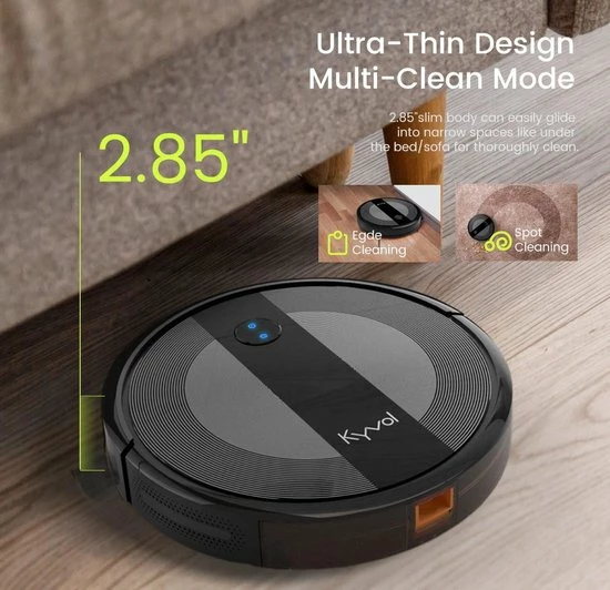 Beste Verkoop 😉 Robotstofzuiger Cybovac E20 - Zwart - 2000 Pa Sterke Zuigkracht - 150 Min Looptijd - Stil - Superdun - Wifi Verbonden - App - Werkt Met Alexa - Automatisch Opladen - Huisdierenhaar - Harde Vloeren - Tapijten - Gift - Cadeau -Kyvol 😀 7 Beste Verkoop 😉 Robotstofzuiger Cybovac E20 - Zwart - 2000 Pa Sterke Zuigkracht - 150 Min Looptijd - Stil - Superdun - Wifi Verbonden - App - Werkt Met Alexa - Automatisch Opladen - Huisdierenhaar - Harde Vloeren - Tapijten - Gift - Cadeau -Kyvol 😀 - Afbeelding 7