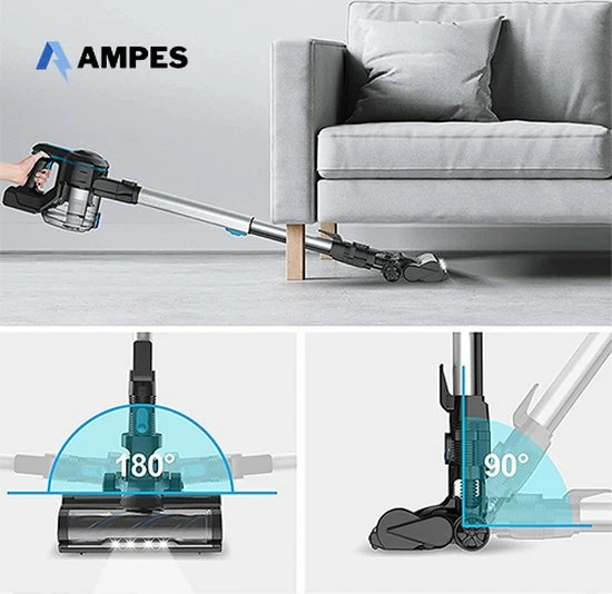 Beste deal ๐ Ampes® Steelstofzuiger | 250W | 25000Pa Zuigkracht | 2 Kracht Standen | 6 In 1 Draadloze Steelstofzuiger ๐ 10 Beste deal ๐ Ampes® Steelstofzuiger | 250W | 25000Pa Zuigkracht | 2 Kracht Standen | 6 In 1 Draadloze Steelstofzuiger ๐ - Afbeelding 10