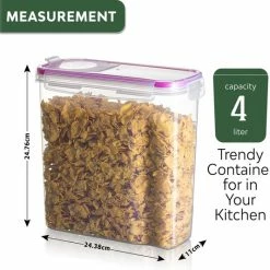 Korting ❤️ TNM Luxe Luchtdichte Voorraadbussen Set (4x4L) – Voorraadpotten - 4 Kleuren 🎁 -Dyson-winkel 550x534 6