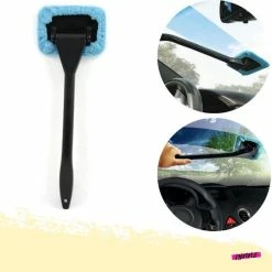 Nieuw 😍 Lynnz® Anti Condens Raamwisser Auto | Raamtrekker - Microvezeldoekjes - Auto Wisser - Wisser Douche - Lang - Autoruitenreiniger ❤️