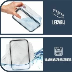 Uitgang 😉 Bangosa Meal® Prep Bakjes - Vershoudbakjes - Lunchbox - Diepvriesbakjes - Vershouddoos - Vershoudbakjes Set - Plastic Bakjes - Voedselcontainer - Magnetron Bakjes Met Deksel 10 Stuks 🧨 -Dyson-winkel 550x544 2