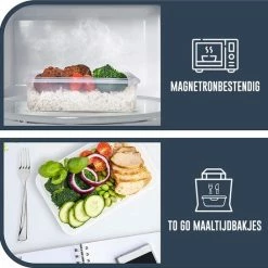 Uitgang 😉 Bangosa Meal® Prep Bakjes - Vershoudbakjes - Lunchbox - Diepvriesbakjes - Vershouddoos - Vershoudbakjes Set - Plastic Bakjes - Voedselcontainer - Magnetron Bakjes Met Deksel 10 Stuks 🧨 -Dyson-winkel 550x545 1