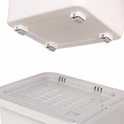 Gloednieuw ⭐ Motek® - Opbergbox - 33 L - Wielen - Opbergdoos - Opbergbox Met Deksel - Opbergboxen - Opbergmand - Opbergkist - Voorraadpotten - Aardappelbak - Grijs - Wit 😍 -Dyson-winkel 550x545 3