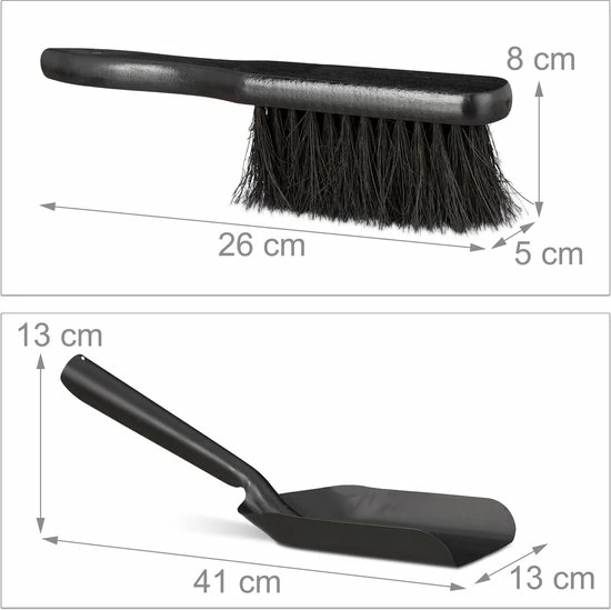 Nieuw π₯ Relaxdays Stoffer En Blik 41 Cm - Haardschep Met Bezem - Pelletschep Met Handveger - Zwart π 5 Nieuw π₯ Relaxdays Stoffer En Blik 41 Cm - Haardschep Met Bezem - Pelletschep Met Handveger - Zwart π - Afbeelding 5