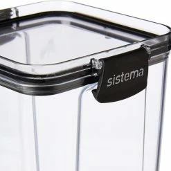 Uitgang 🌟 Sistema Luchtdichte Voorraadbussen (1.3 Liter) - Zwart - Stapelbaar, Met Deksel, Luchtdicht ⌛ -Dyson-winkel 550x549 20
