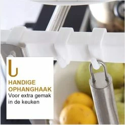 Uitgang 🌟 Kitchen Princess KitchenPrince Keukenrek - Magentron Houder - Opbergrek - Opbergrek - Kruidenrek - Keukenrek Staand - Keuken Organizer - Antislip - Magnetron Standaard ❤️ -Dyson-winkel 550x549 21