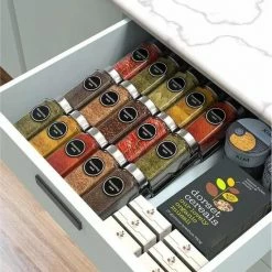 Flash-uitverkoop 🤩 Merkloos BWA Commerce - Kruidenrek Voor Lade - Zwart Kunststof - Kruidenrek Voor Kruidenpotjes - Uitschuifbaar Kruidenrek Lade Organizer - 💯 -Dyson-winkel 550x549 4