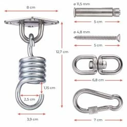 Beste Pirce 😀 AVINT GOODS RVS Ophangsysteem Plafondhaak Bokszak – Schroefhaak & Ophanghaak Hangstoel – Muurhaak Binnen & Buiten - 200KG 👍 -Dyson-winkel 550x550 178