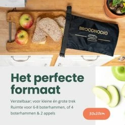 Aanbiedingen 🛒 BROODNODIG®️ - Herbruikbare Boterhamzak - Van 100% Gerecyclede PET-flessen - Lunchzak - Foodwrap - Broodtrommel - Ook Geschikt Als Diepvrieszakjes - 30x20cm - Zwart 🎁 -Dyson-winkel 550x550 203