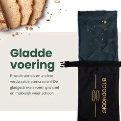 Aanbiedingen 🛒 BROODNODIG®️ - Herbruikbare Boterhamzak - Van 100% Gerecyclede PET-flessen - Lunchzak - Foodwrap - Broodtrommel - Ook Geschikt Als Diepvrieszakjes - 30x20cm - Zwart 🎁 -Dyson-winkel 550x550 205