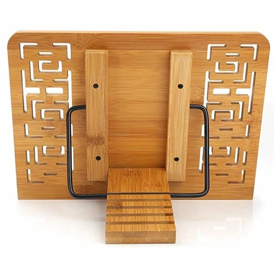 Nieuw π Finest Panda Boekenstandaard – Boekensteun – Boekenrek – Bamboe Boekenhouder π 4 Nieuw π Finest Panda Boekenstandaard – Boekensteun – Boekenrek – Bamboe Boekenhouder π - Afbeelding 4