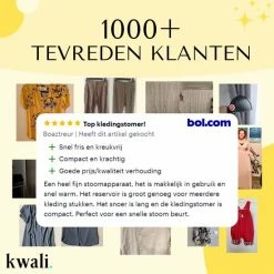 Goedkoopste ⌛ Kwali. Premium Kledingstomer - Stomer/Stoomapparaat Kleding - Handstomer - Stoomreiniger Kleding - Kleding Stomer - 1640W 💯 -Dyson-winkel 550x550 348