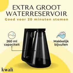 Goedkoopste ⌛ Kwali. Premium Kledingstomer - Stomer/Stoomapparaat Kleding - Handstomer - Stoomreiniger Kleding - Kleding Stomer - 1640W 💯 -Dyson-winkel 550x550 349