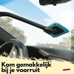 Nieuw 😍 Lynnz® Anti Condens Raamwisser Auto | Raamtrekker - Microvezeldoekjes - Auto Wisser - Wisser Douche - Lang - Autoruitenreiniger ❤️ -Dyson-winkel 550x550 480