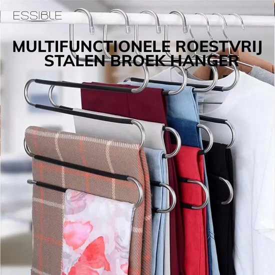 Uitgang ✨ Merkloos Kledingkast Organizer – Anti Slip - Ruimtebesparende Kledinghangers – Kleerhanger – Kledinghanger – Broekhanger – Functionele Hanger Kleerkast –Handige Kledinghangers ⌛ 1 Uitgang ✨ Merkloos Kledingkast Organizer – Anti Slip - Ruimtebesparende Kledinghangers – Kleerhanger – Kledinghanger – Broekhanger – Functionele Hanger Kleerkast –Handige Kledinghangers ⌛