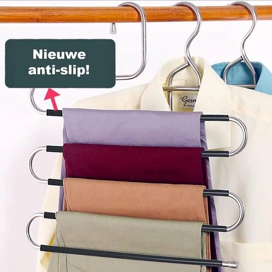 Uitgang ✨ Merkloos Kledingkast Organizer – Anti Slip - Ruimtebesparende Kledinghangers – Kleerhanger – Kledinghanger – Broekhanger – Functionele Hanger Kleerkast –Handige Kledinghangers ⌛ 6 Uitgang ✨ Merkloos Kledingkast Organizer – Anti Slip - Ruimtebesparende Kledinghangers – Kleerhanger – Kledinghanger – Broekhanger – Functionele Hanger Kleerkast –Handige Kledinghangers ⌛ - Afbeelding 6
