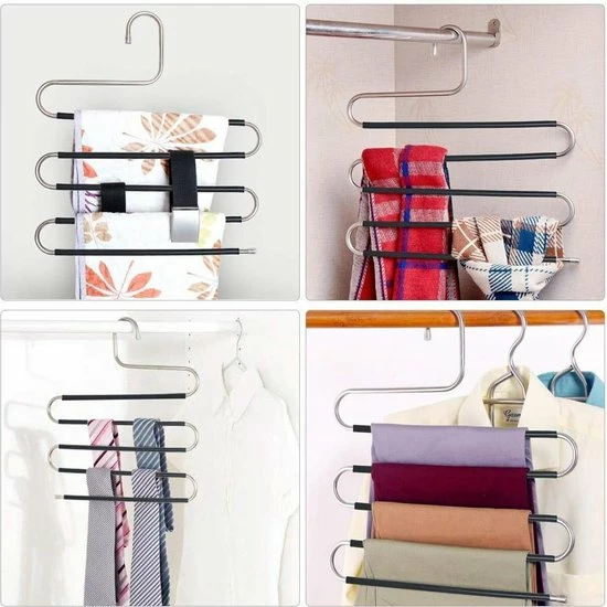 Uitgang ✨ Merkloos Kledingkast Organizer – Anti Slip - Ruimtebesparende Kledinghangers – Kleerhanger – Kledinghanger – Broekhanger – Functionele Hanger Kleerkast –Handige Kledinghangers ⌛ 8 Uitgang ✨ Merkloos Kledingkast Organizer – Anti Slip - Ruimtebesparende Kledinghangers – Kleerhanger – Kledinghanger – Broekhanger – Functionele Hanger Kleerkast –Handige Kledinghangers ⌛ - Afbeelding 8