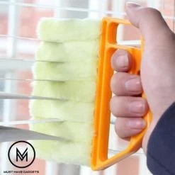 Hete verkoop ⭐ Must Have Gadgets Jaloezie Stoffer - Jaloezie Reiniger - Lamellen Stoffer - Plumeau - Ideale Schoonmaakhulp 😍 -Dyson-winkel 550x550 560