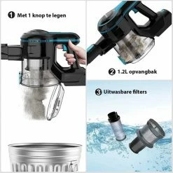 Beste deal ๐ Ampes® Steelstofzuiger | 250W | 25000Pa Zuigkracht | 2 Kracht Standen | 6 In 1 Draadloze Steelstofzuiger ๐ 12 Beste deal ๐ Ampes® Steelstofzuiger | 250W | 25000Pa Zuigkracht | 2 Kracht Standen | 6 In 1 Draadloze Steelstofzuiger ๐ -Dyson-winkel 550x550 574