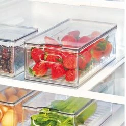 Groothandel 🥰 The Home Edit Koelkast Bak Voor Fruit Small - Transparant - Stapelbaar & Nestbaar - Small 🥰 -Dyson-winkel 550x550 593