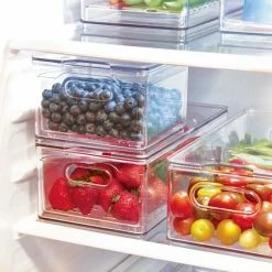 Groothandel 🥰 The Home Edit Koelkast Bak Voor Fruit Small - Transparant - Stapelbaar & Nestbaar - Small 🥰 -Dyson-winkel 550x550 595