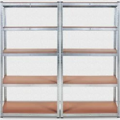 Beste Verkoop ✨ Monzana Metalen Opbergrek/Stellingkast Met 5 Legborden - 875kg Draagkracht - (HxBxD) 180x90x40 Cm - 175kg Per Plank 👏 -Dyson-winkel 550x550 664