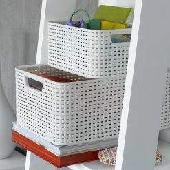 Hete verkoop 💯 Curver Style Mand L - 30L - Wit Met Deksel 💯 -Dyson-winkel 550x550 677