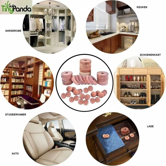 Promo ๐ Tiny Panda – 100x Cederhout Tegen Motten – Natuurlijke Mottenballen – Mottenval – Motten Bestrijden ๐ฅฐ 4 Promo ๐ Tiny Panda – 100x Cederhout Tegen Motten – Natuurlijke Mottenballen – Mottenval – Motten Bestrijden ๐ฅฐ - Afbeelding 4