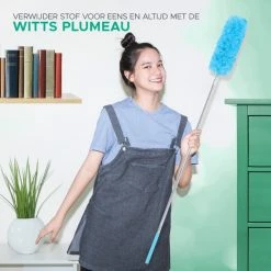Beste deal 🤩 WITTS Telescopische Plumeau Met Telescoopsteel - 60 Tot 140 Cm - Uitschuifbaar - Blauw 💯 -Dyson-winkel 550x550 762