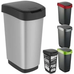 Beste deal 👏 Rotho Twist Afvalbak 25 L - 33,3 X 25,2 X 47,6 Cm ⌛ -Dyson-winkel 550x550 805