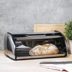 Beste Verkoop 🥰 Haushalt Broodtrommel - Schuifdeksel - RVS ✨ -Dyson-winkel 550x550 844