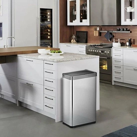 Nieuw 😀 EKO Mirage Sensor Prullenbak - 80 L - Mat RVS 😀 8 Nieuw 😀 EKO Mirage Sensor Prullenbak - 80 L - Mat RVS 😀 - Afbeelding 8