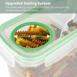 Korting ❤️ TNM Luxe Luchtdichte Voorraadbussen Set (4x4L) – Voorraadpotten - 4 Kleuren 🎁 -Dyson-winkel 550x550 914