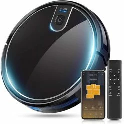 Groothandel ๐ Souiri MT-710 Robot Stofzuiger – Stofzuiger – Robot Stofzuiger Met Oplaadstation – Stofzuiger Robot – App Besturing – Afstandsbediening – Google Assistant – Alexa – Zwart ๐
