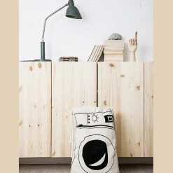 Goedkoopste 🎁 Merkloos Allernieuwste Grote Waszak Met Wasmachine Print - Wasgoed Opbergtas Met Trekkoord - Badkamer Was Zak Groot - Laundry Bag - Wit-zwart - 65 X 47 Cm 🎉 -Dyson-winkel 550x552 2