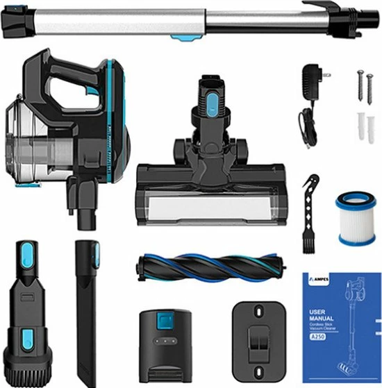 Beste deal ๐ Ampes® Steelstofzuiger | 250W | 25000Pa Zuigkracht | 2 Kracht Standen | 6 In 1 Draadloze Steelstofzuiger ๐ 8 Beste deal ๐ Ampes® Steelstofzuiger | 250W | 25000Pa Zuigkracht | 2 Kracht Standen | 6 In 1 Draadloze Steelstofzuiger ๐ - Afbeelding 8