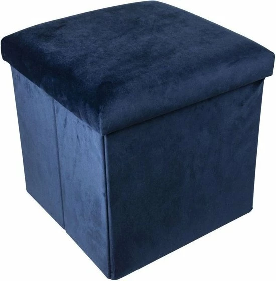 Coupon 👏 Gusta® Gusta Opvouwbare Opbergpoef Blauw 🤩 1 Coupon 👏 Gusta® Gusta Opvouwbare Opbergpoef Blauw 🤩