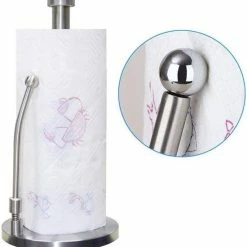 Uitgang 🥰 Disaja Keukenrolhouder Keuken Accessoires Keukenpapier Houder Zilver RVS ⭐ -Dyson-winkel 550x573 2