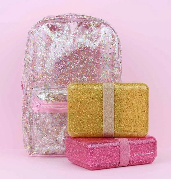 Beste Pirce ๐ Brooddoos Lunchbox Glitter Goud | A Little Lovely Company ๐ 4 Beste Pirce ๐ Brooddoos Lunchbox Glitter Goud | A Little Lovely Company ๐ - Afbeelding 4