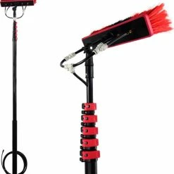 Beste Verkoop ⭐ Kibani Telescoop Borstel 9m - Telescoopsteel Ramenwassen - Telescoopsteel Met Borstel - Telescoopsteel - Telescoopsteel Met Waterdoorvoer - Ramenwassen - Raamwisser Met Telescoopsteel - Raamwisser - Telescoopstelen 🧨