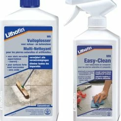 Beste recensies van ❤️ MN Onderhoudsset - Werkbladen In Natuursteen En Composiet - MN Vuiloplosser 1L En Easy-Clean 500ml - Lithofin 💯
