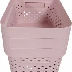 Goedkoopste 👍 Curver Infinity Dots Opbergmanden - 4.5L - 3 Stuks - Roze - Recycled Kunststof - Opbergmandjes 👍 -Dyson-winkel 550x638