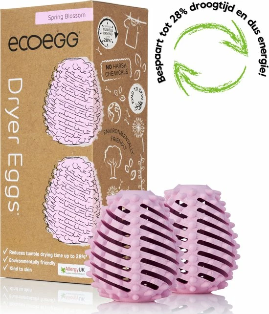 Beste Verkoop ๐ EcoEgg Duurzame Wasdrogerballen - Lentebloesem - Navulbaar - Geld Besparend - 40 Droogbeurten - Herbruikbaar ๐ 2 Beste Verkoop ๐ EcoEgg Duurzame Wasdrogerballen - Lentebloesem - Navulbaar - Geld Besparend - 40 Droogbeurten - Herbruikbaar ๐ - Afbeelding 2
